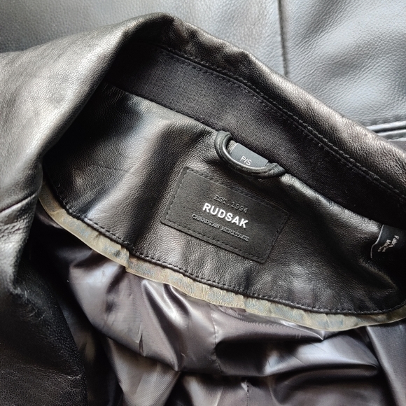 New Rudsak 2 in 1 leather pea coat - Picture 7 of 11